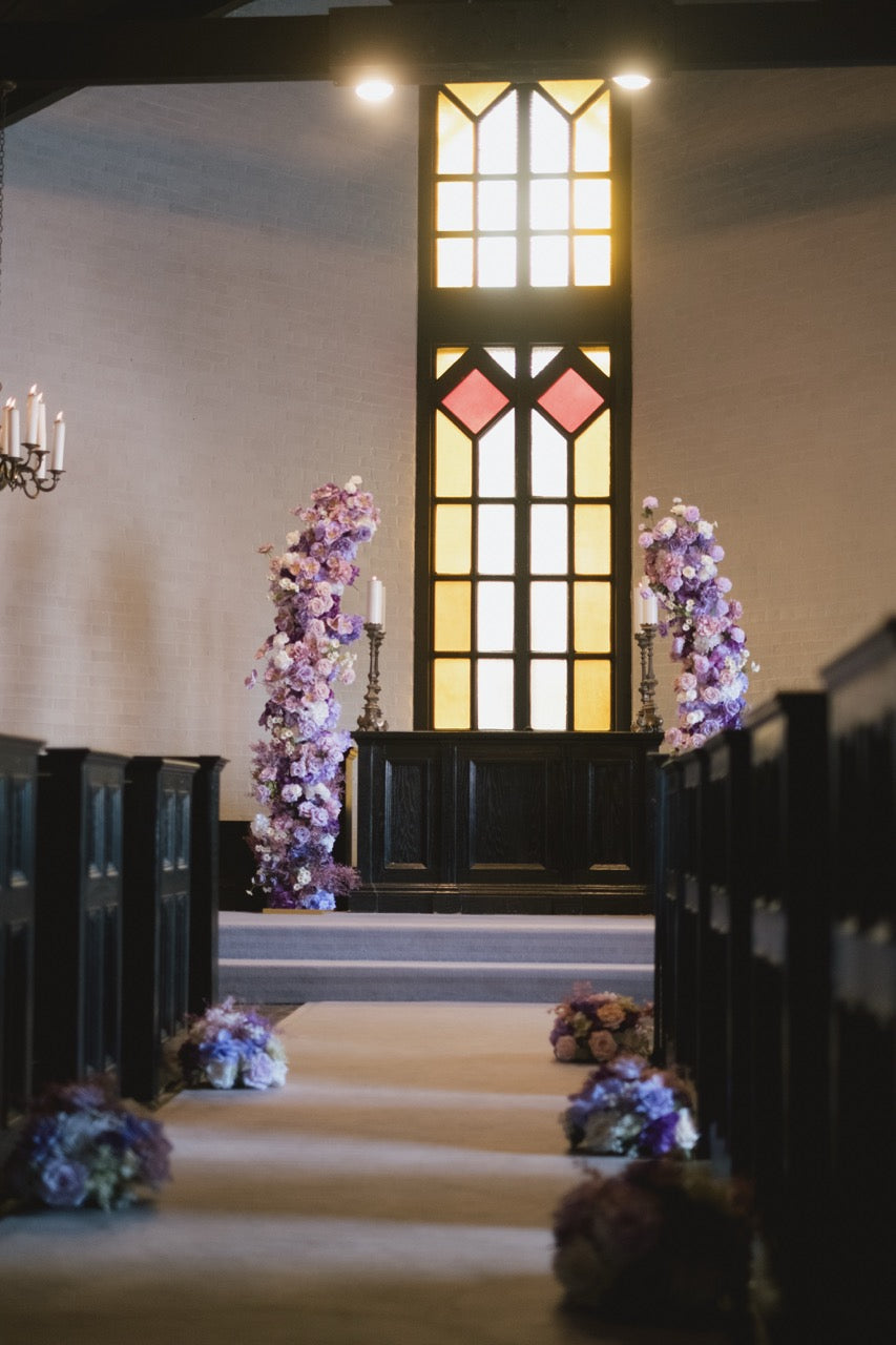 Pillars backdrop - Standard Wedding Set