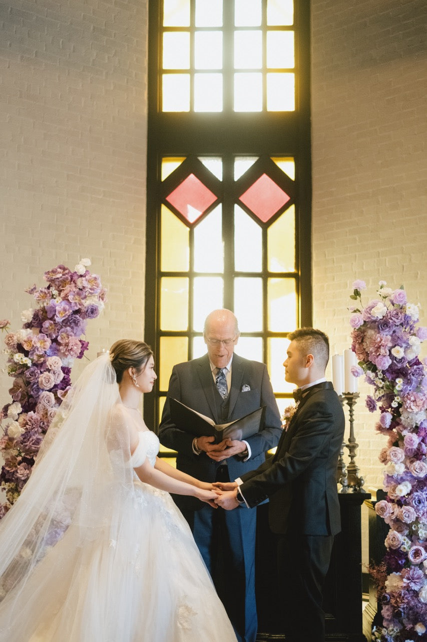 Pillars backdrop - Standard Wedding Set