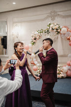 Round Arch with Florals and Balloons