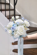 Sky Blue Bridal Bouquet