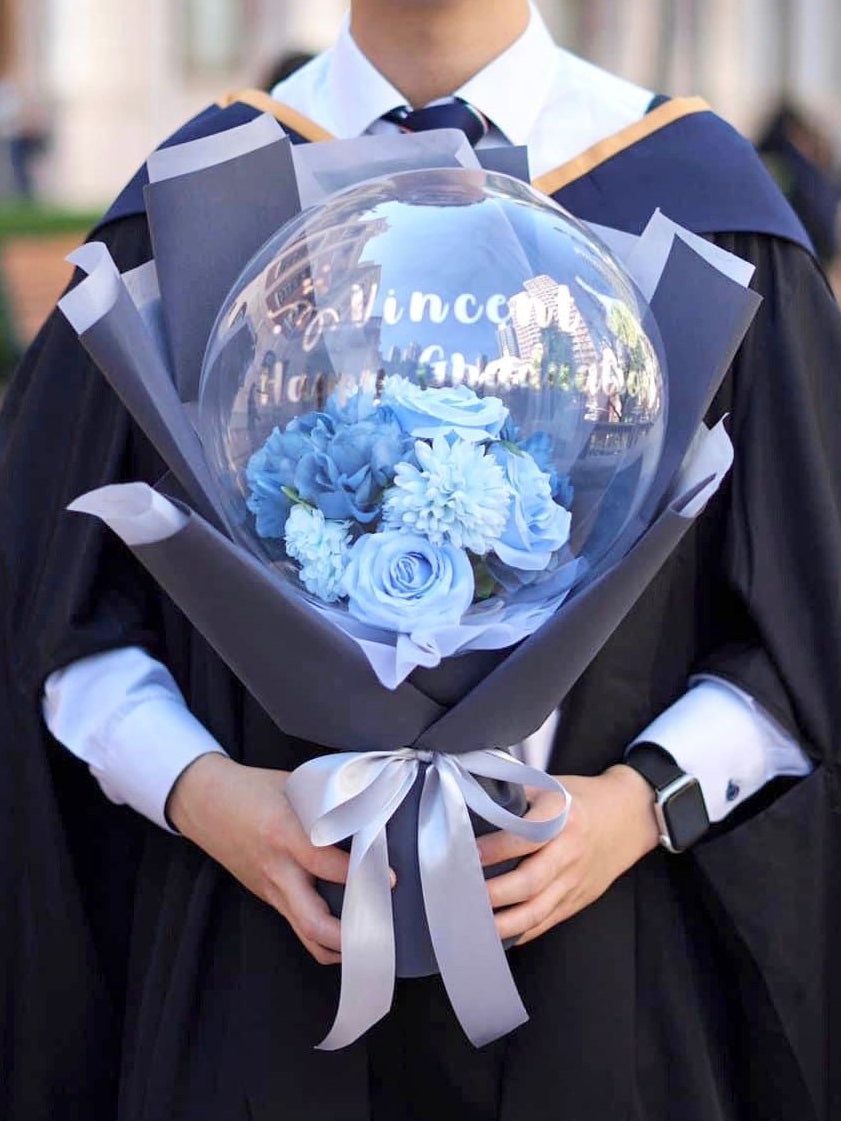 Dark Navy Bubble