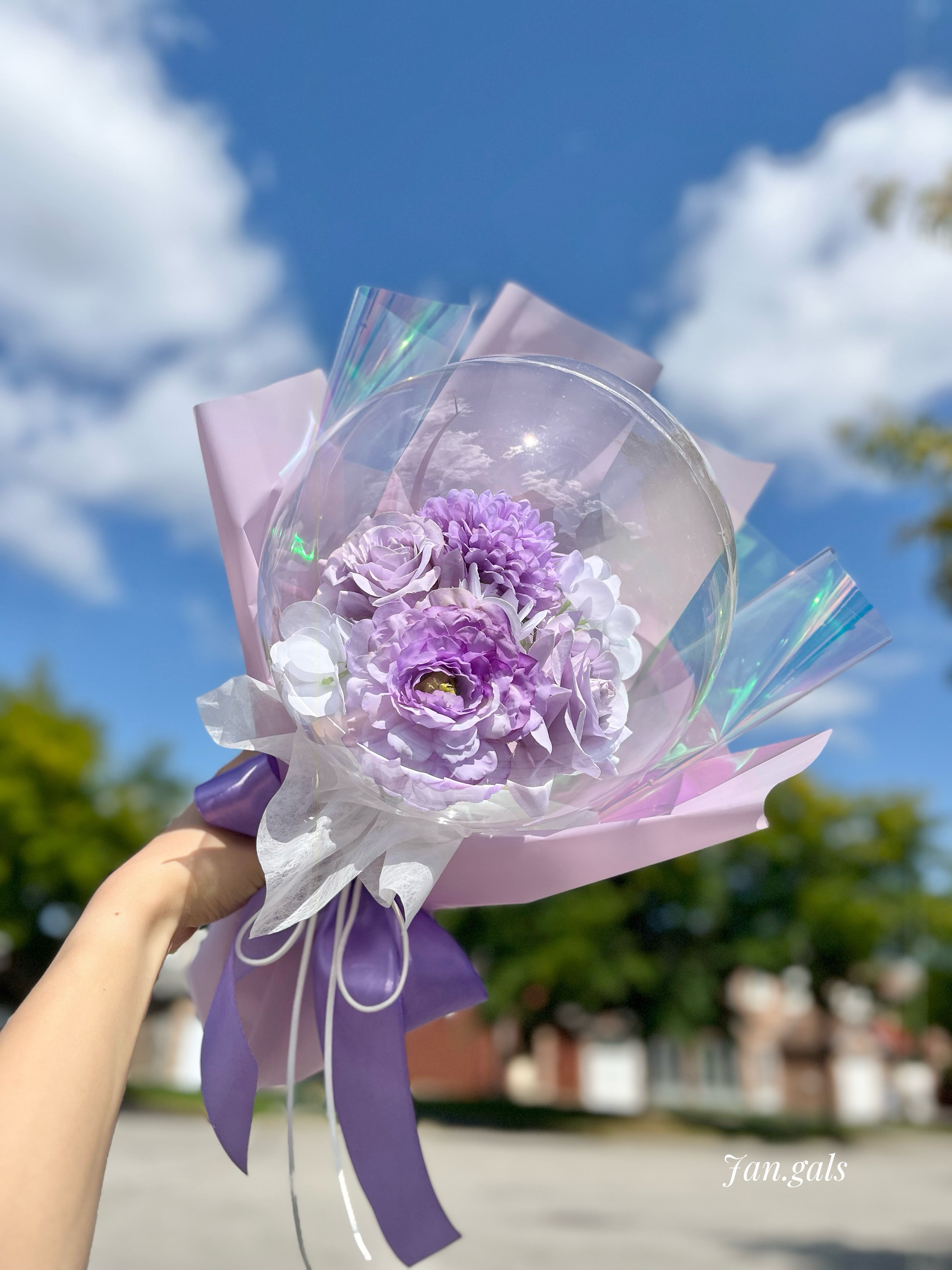 Lavender Bubble Bouquet