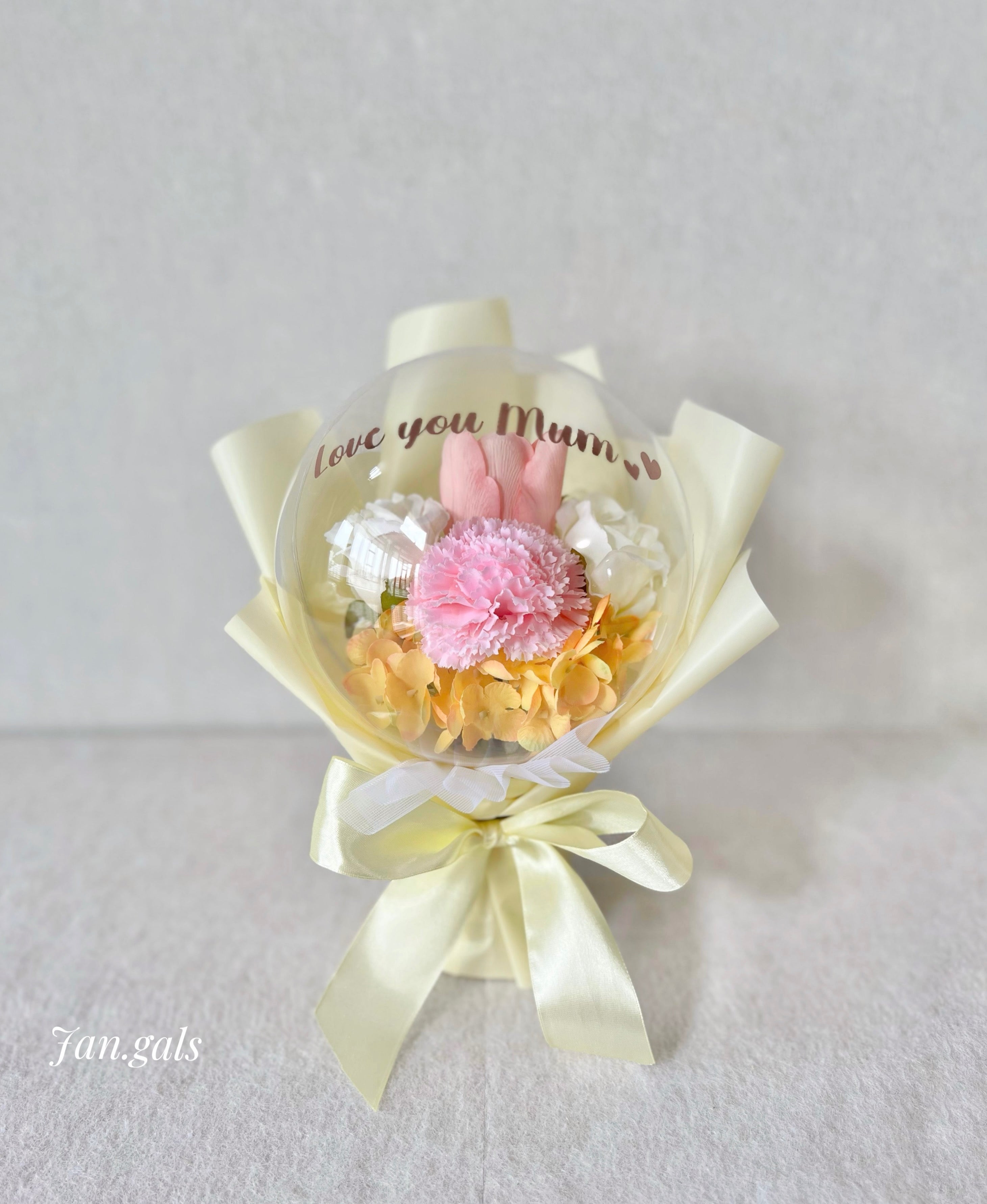 Yellow Mother's Day Bubble Bouquet