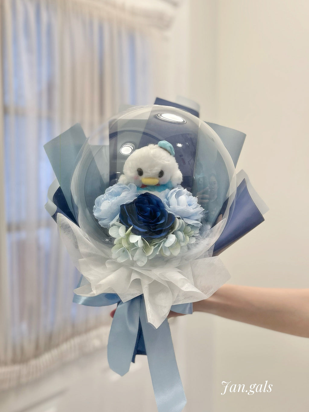 Donald Duck with Blue