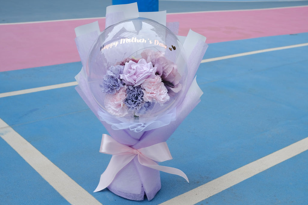 Lavender Mother's Day Bubble Bouquet