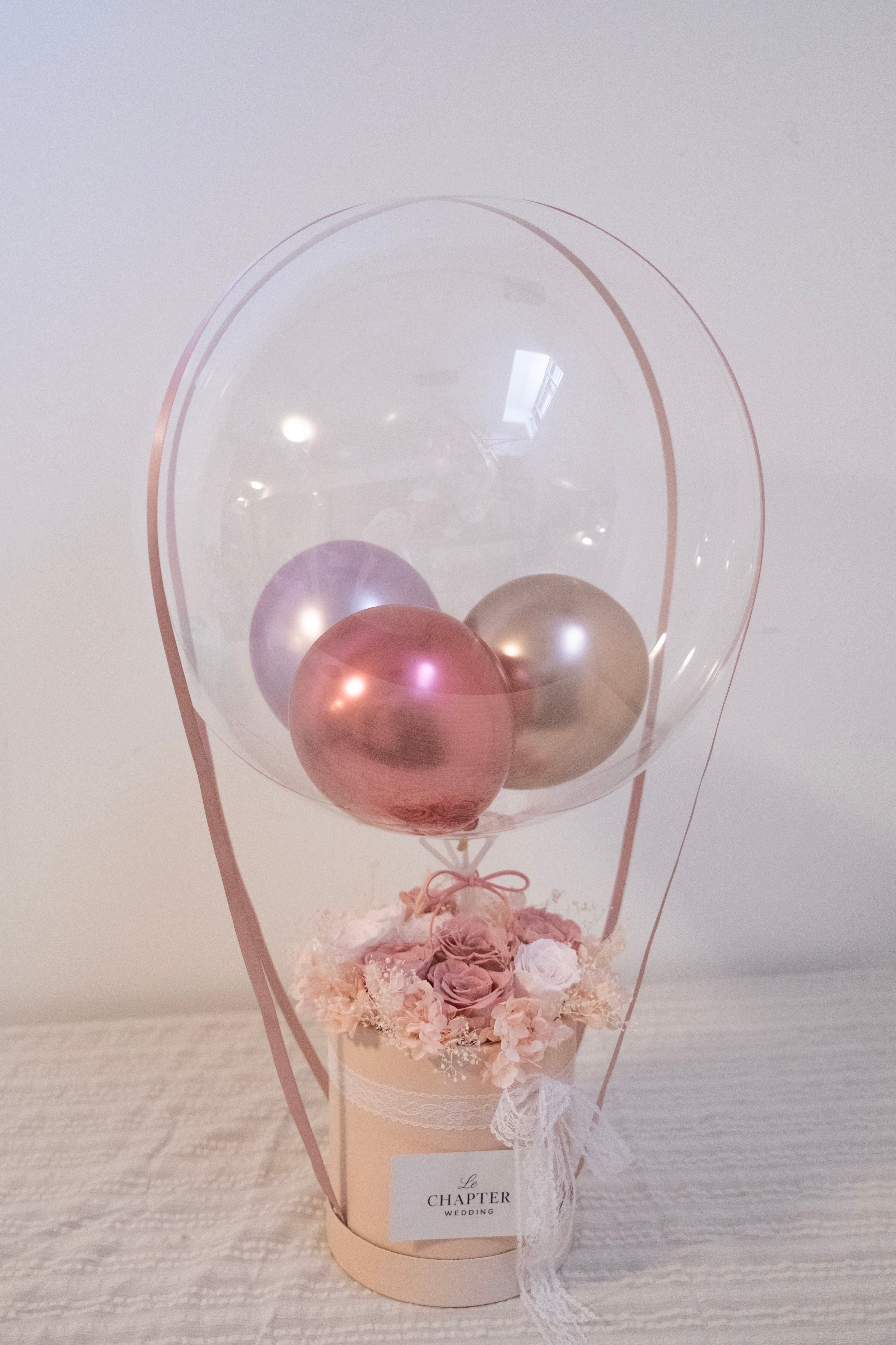 Triple Balloons Preserved Box