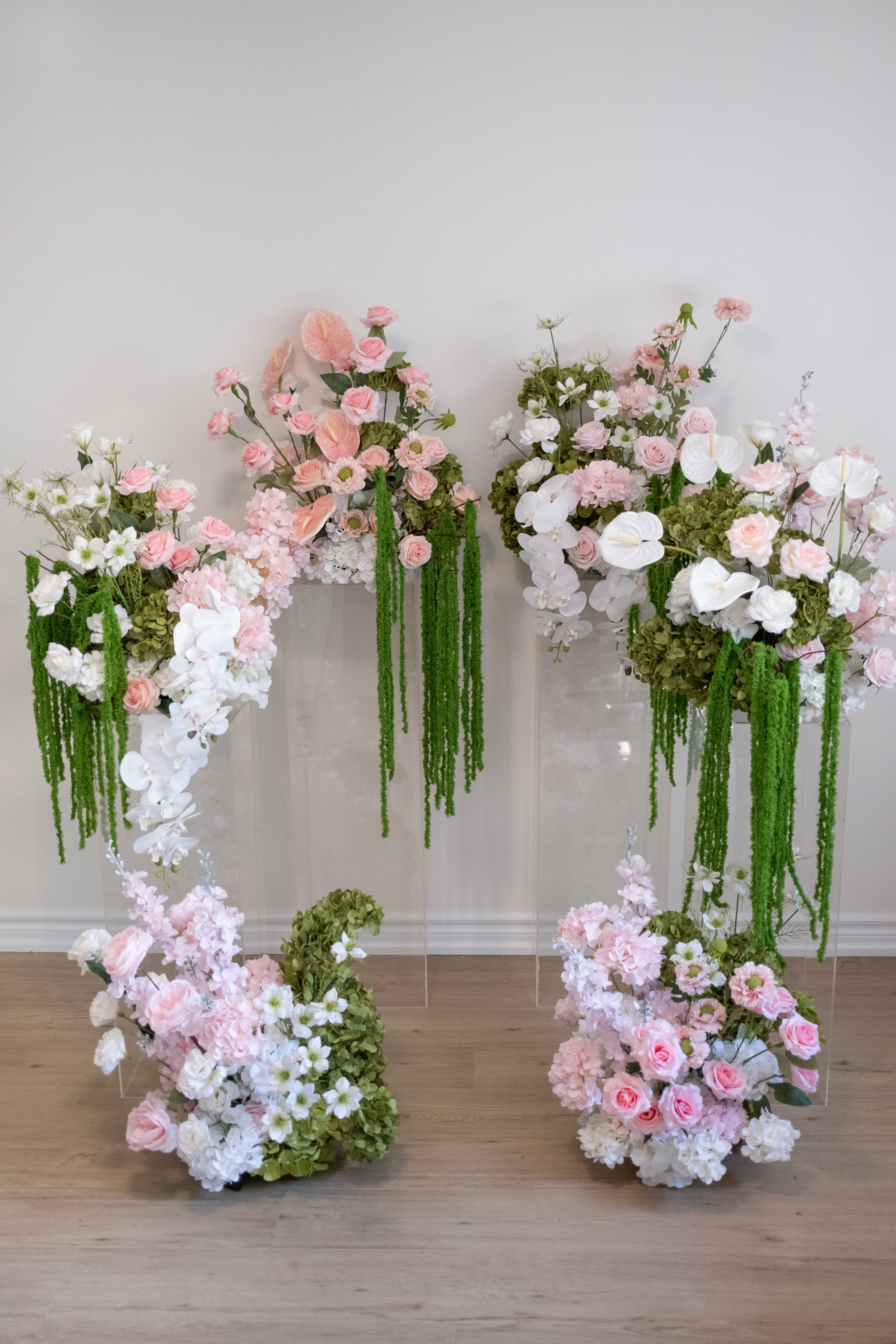 Pedestal Floral Backdrop