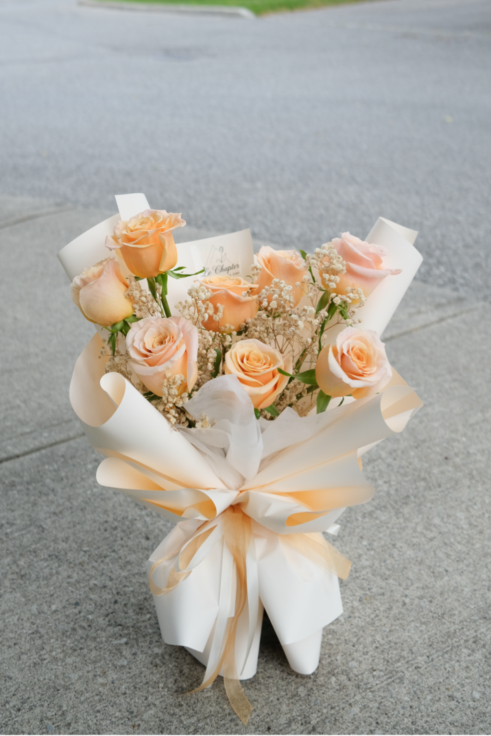 Shimmer Peach Roses