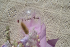 Lavender Preserved Roses with Balloon