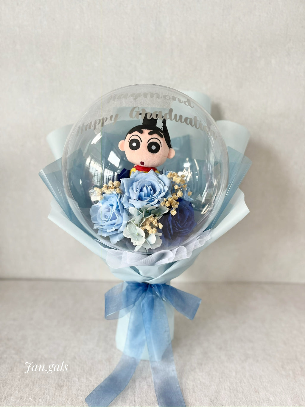 Crayon Shin-chan with Blue
