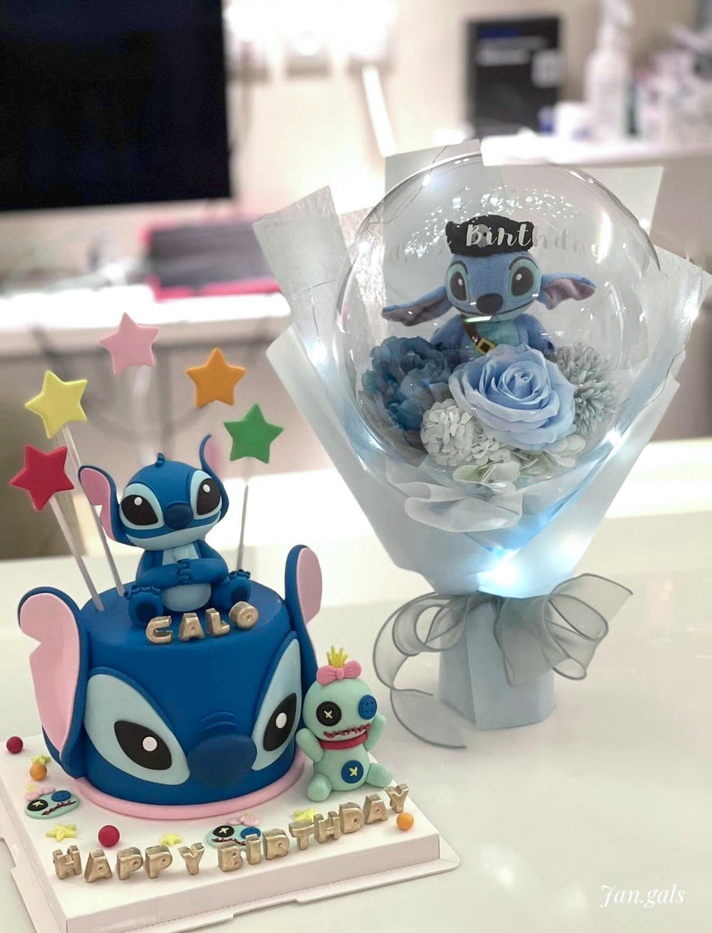 Stitch with Blue
