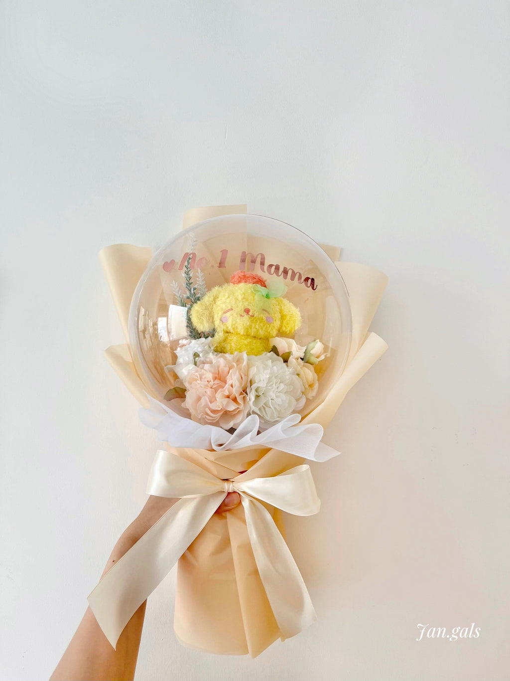 Pompompurin with Yellow & Peach