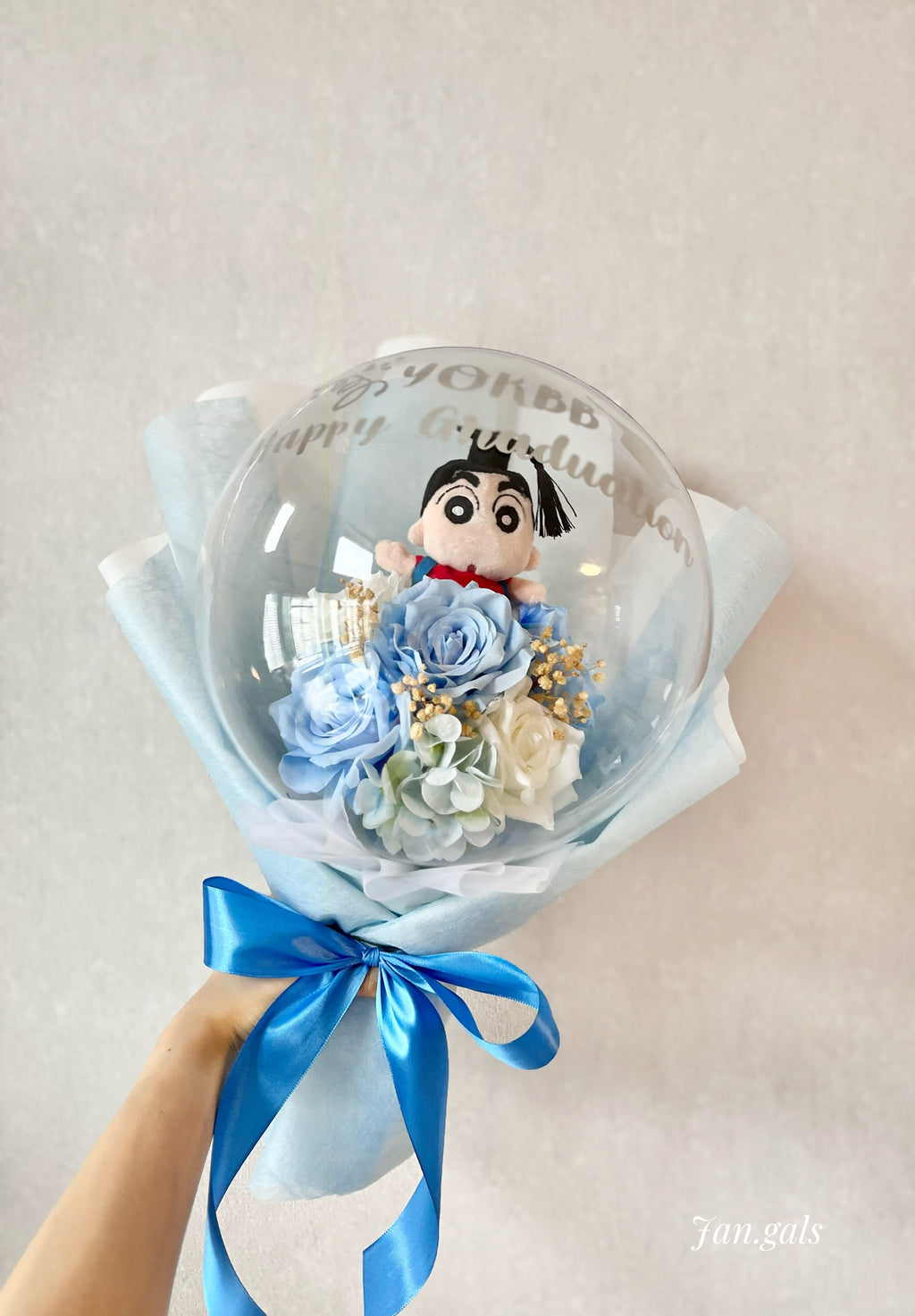 Crayon Shin-chan with Blue