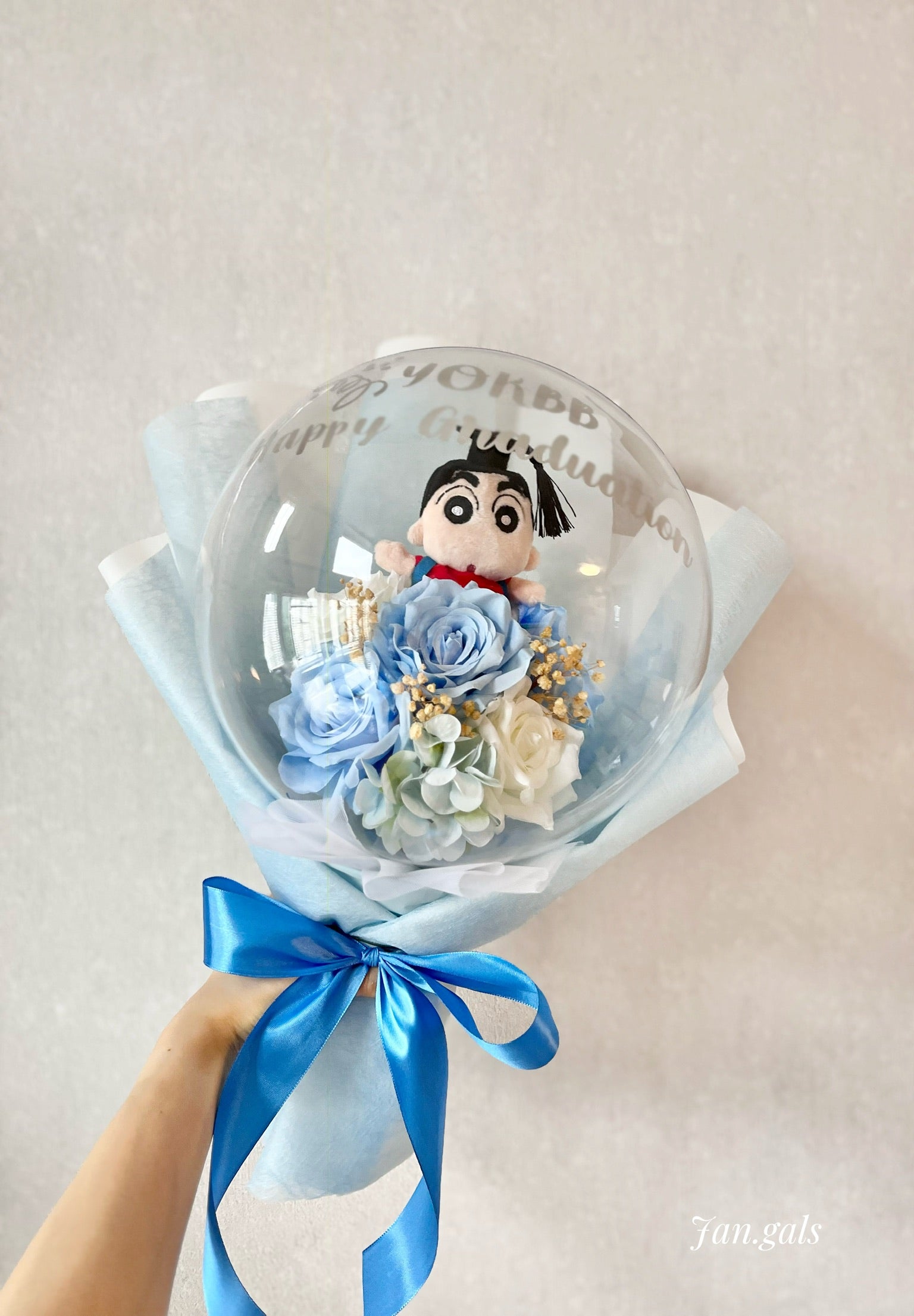 Crayon Shin-chan with Blue