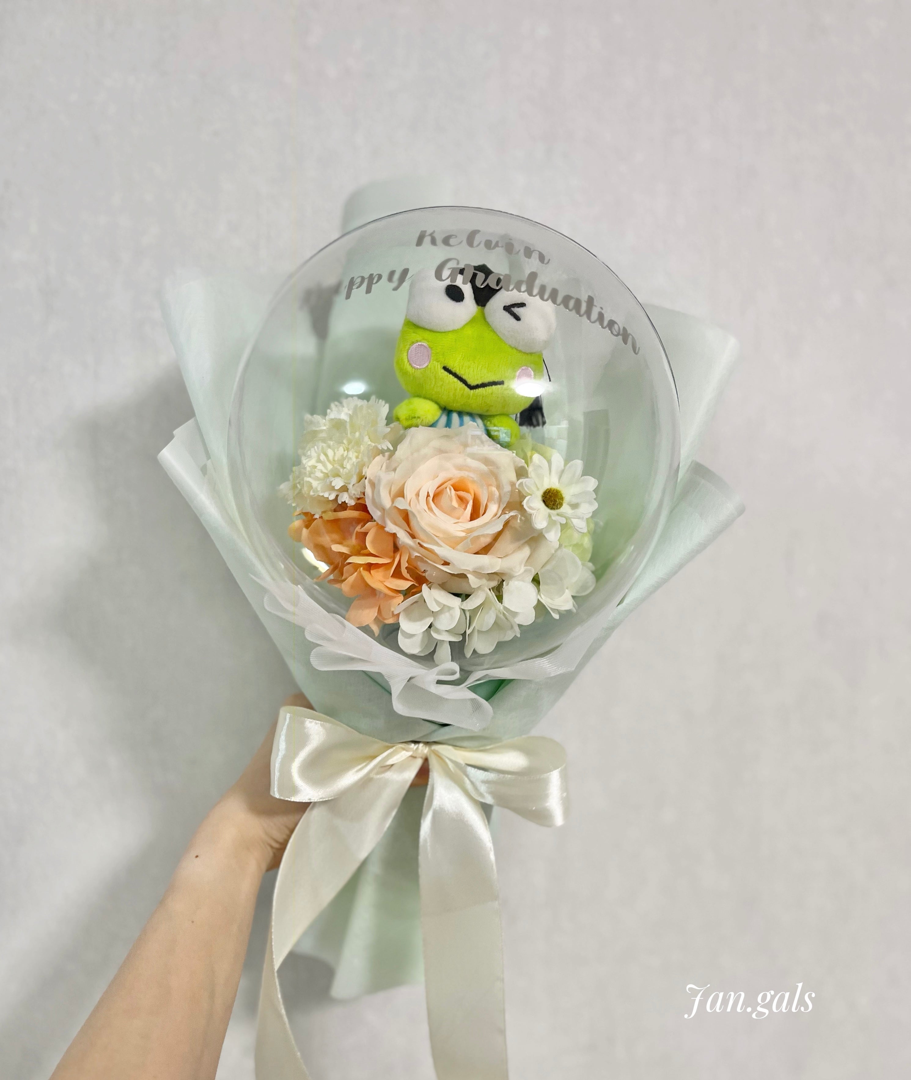 Keroppi with Mint and Green