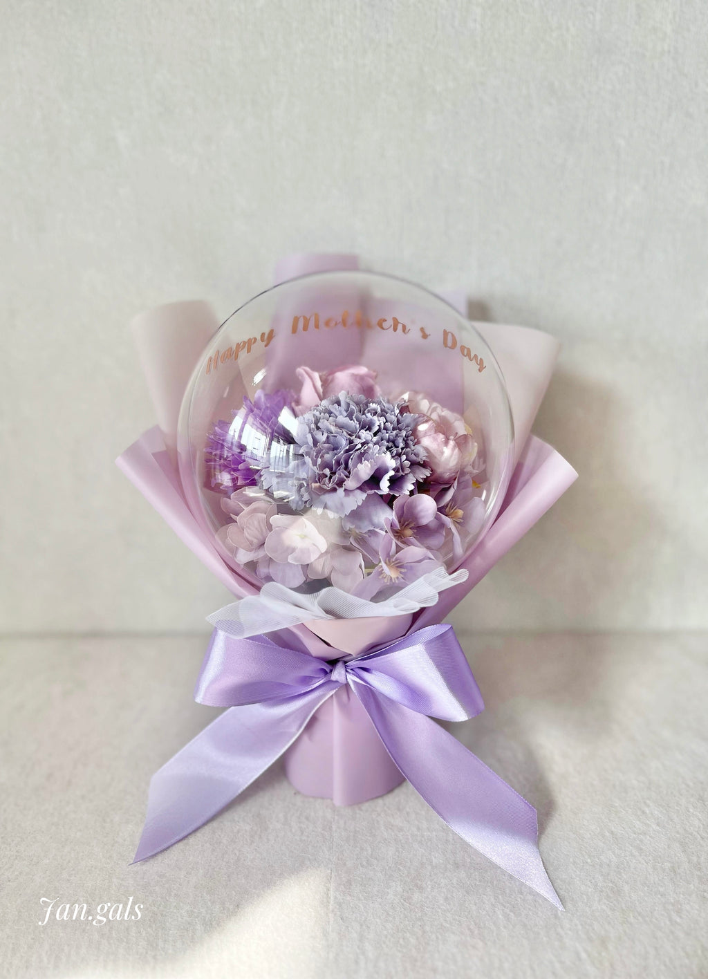Lavender Mother's Day Bubble Bouquet