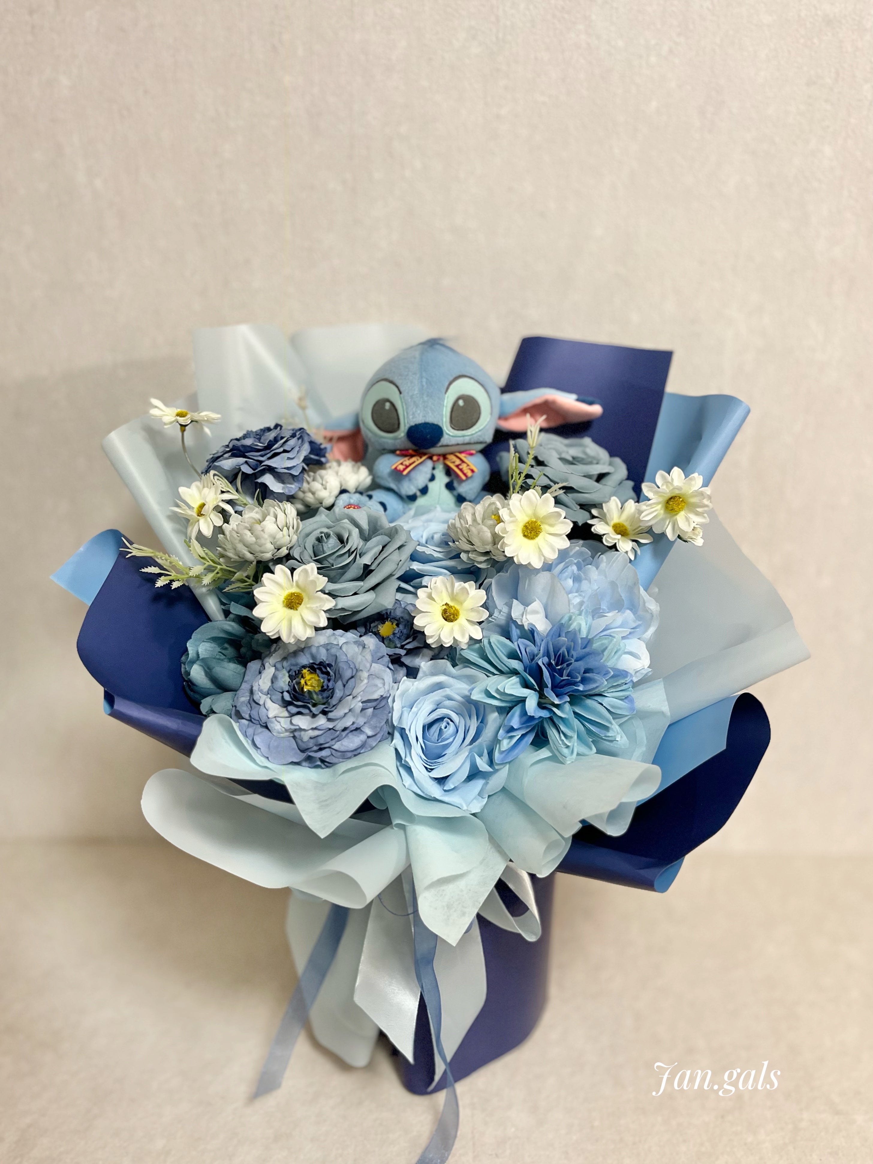 Stitch with Blue and Navy
