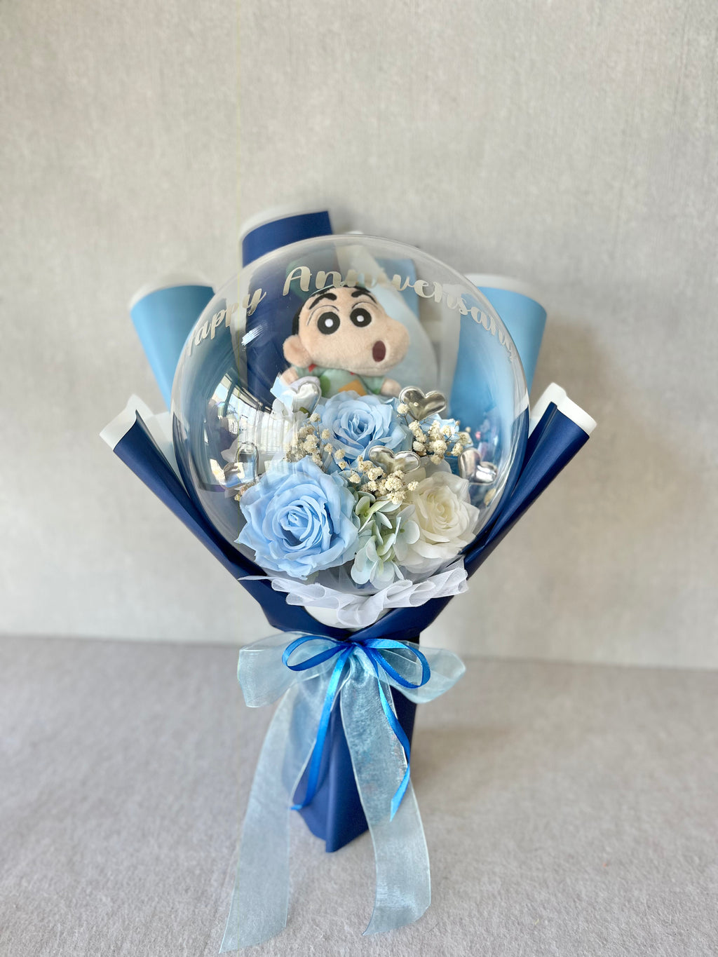 Crayon Shin-chan with Blue
