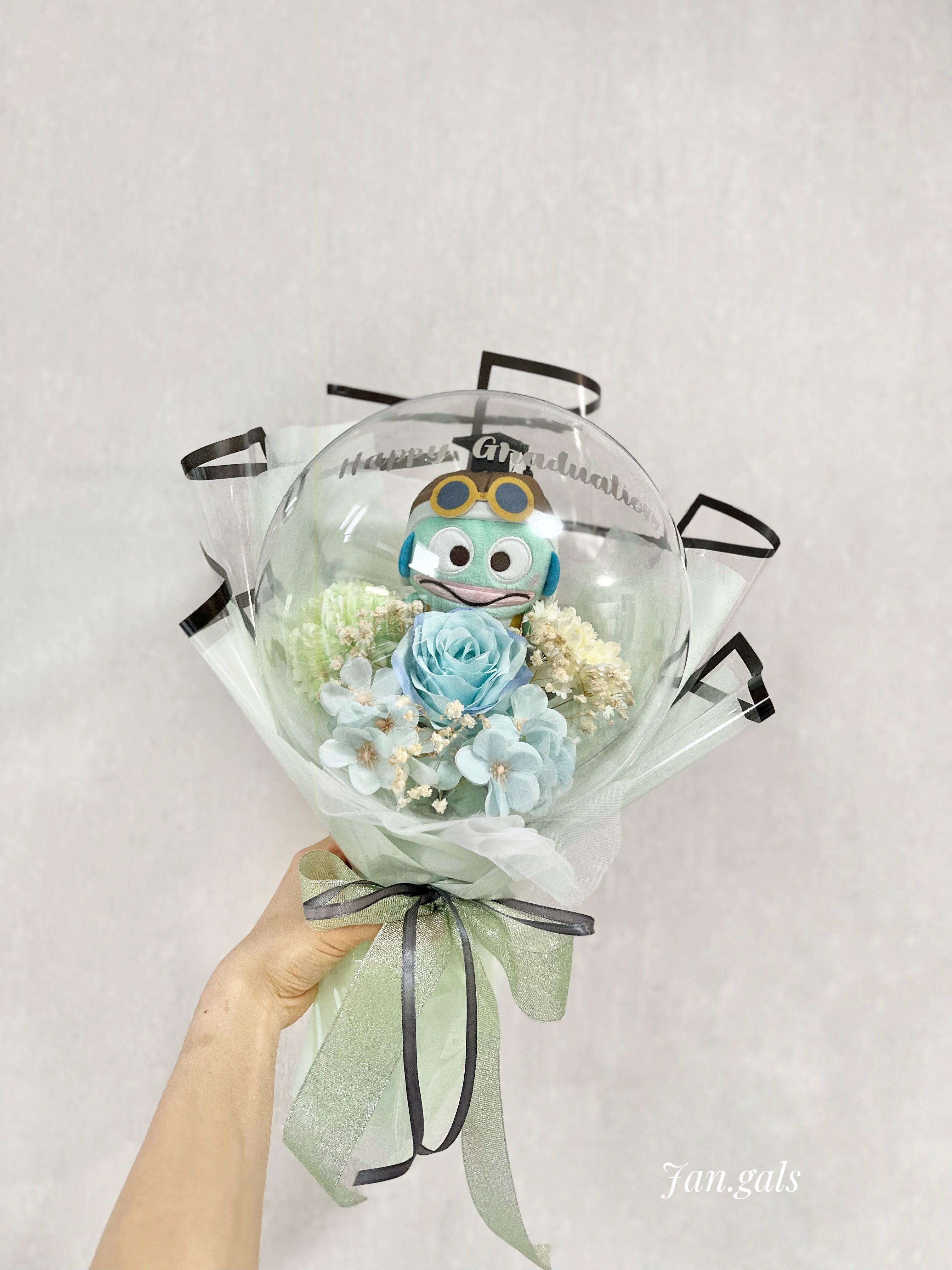 Hangyodon with Mint and Blue