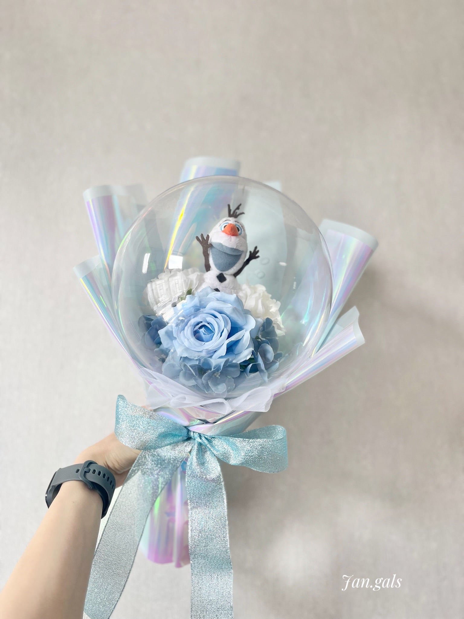 Olaf with Sky Blue