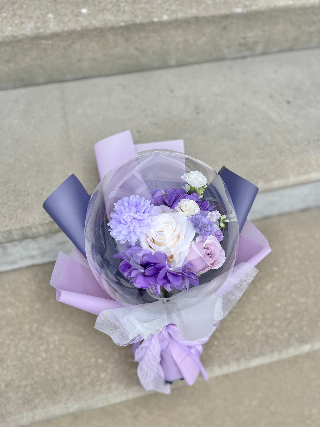 Lavender Mother's Day Bubble Bouquet