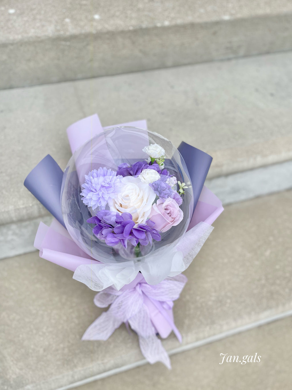 Lavender Bubble Bouquet