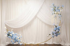 Sky Blue Light Wedding Backdrop