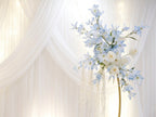 Sky Blue Light Wedding Backdrop