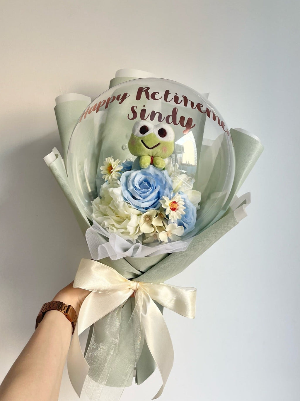 Keroppi with Mint and Green