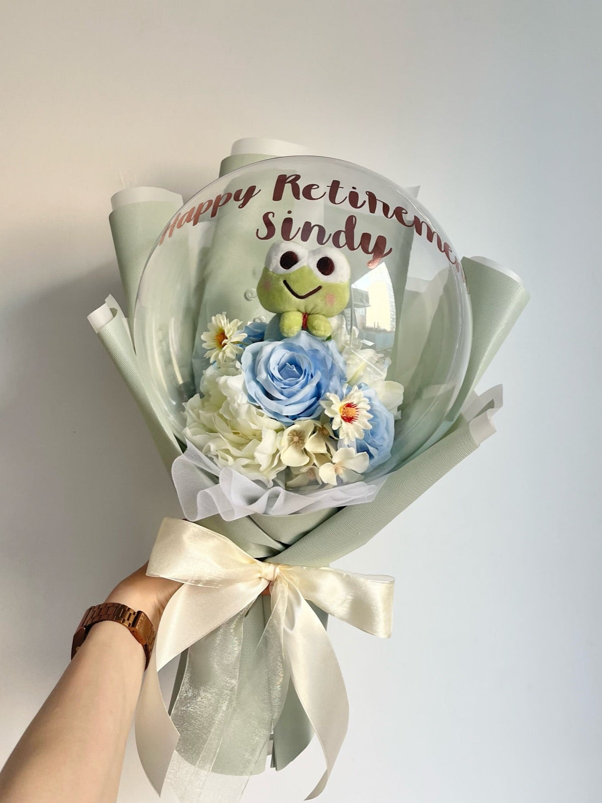 Keroppi with Mint and Green