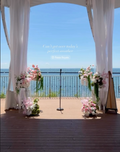 Pedestal Floral Backdrop