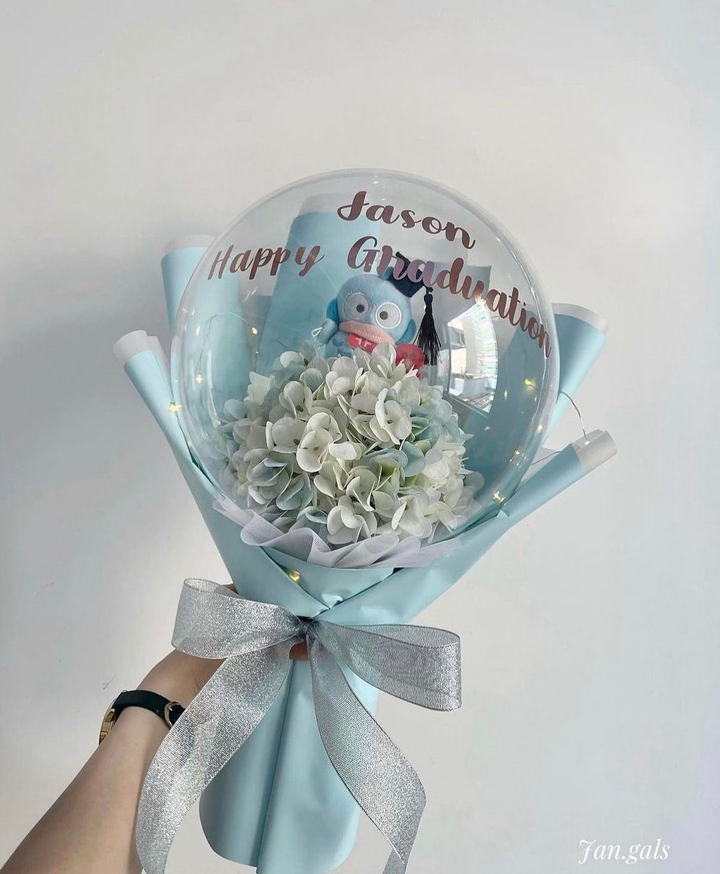 Hangyodon with Mint and Blue